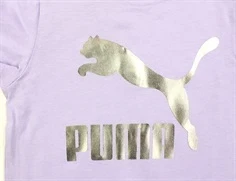 Puma vivid violet t-shirt logo
